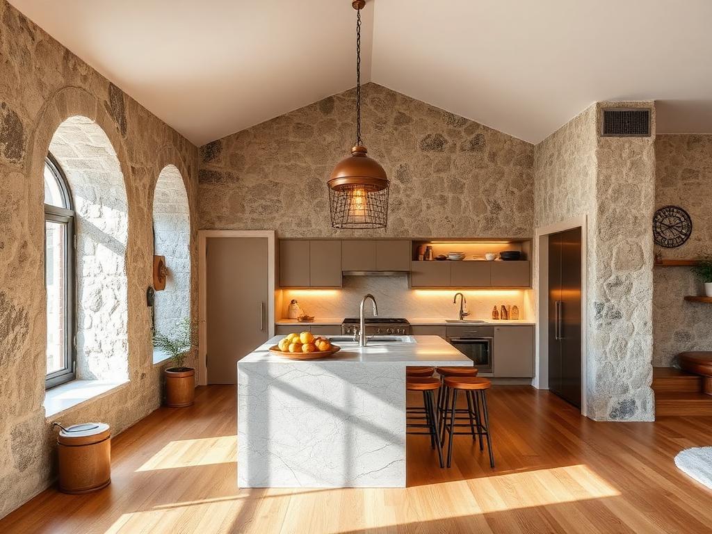 Rehabilitación de casa de piedra en el casco antiguo